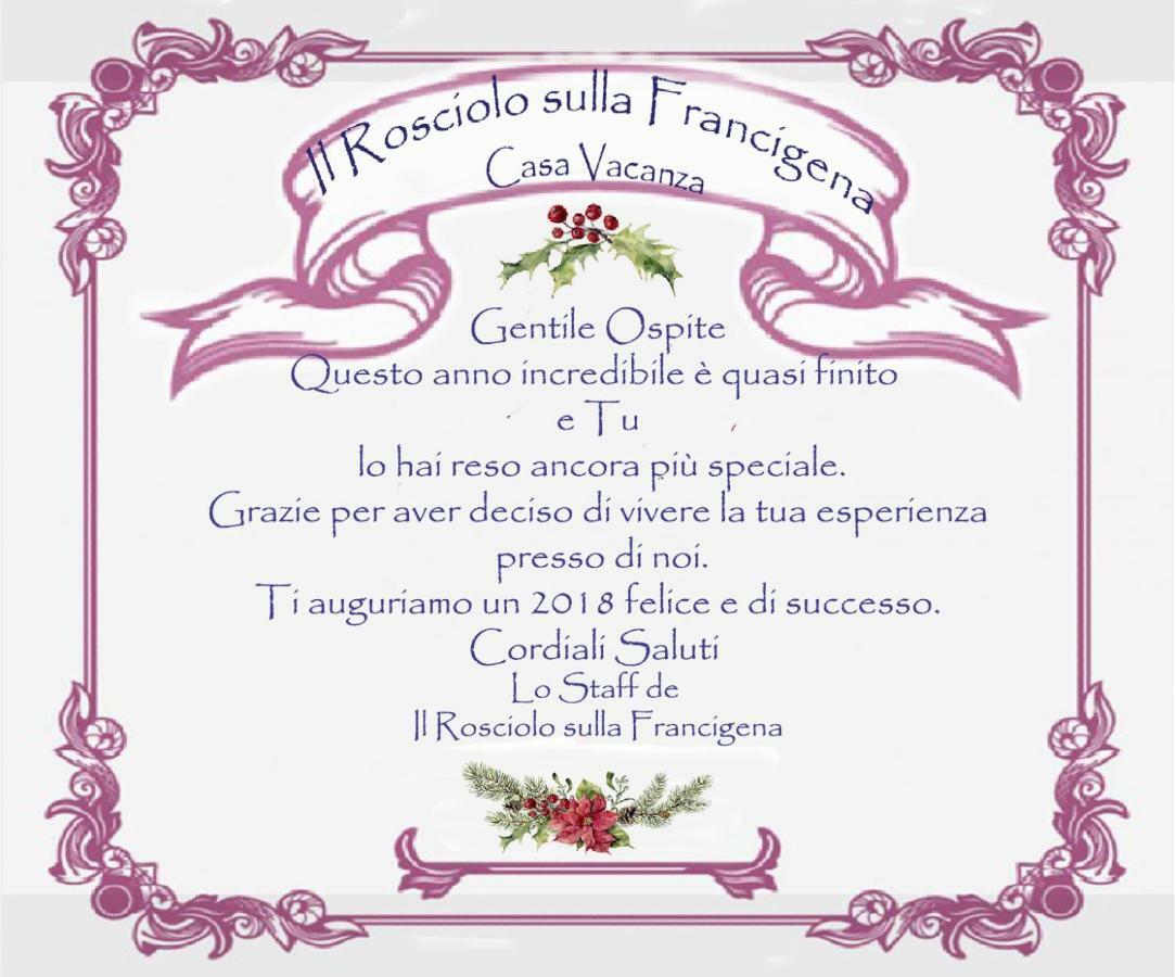 フォルメッロIl Rosciolo Sulla Francigenaアパートメント エクステリア 写真