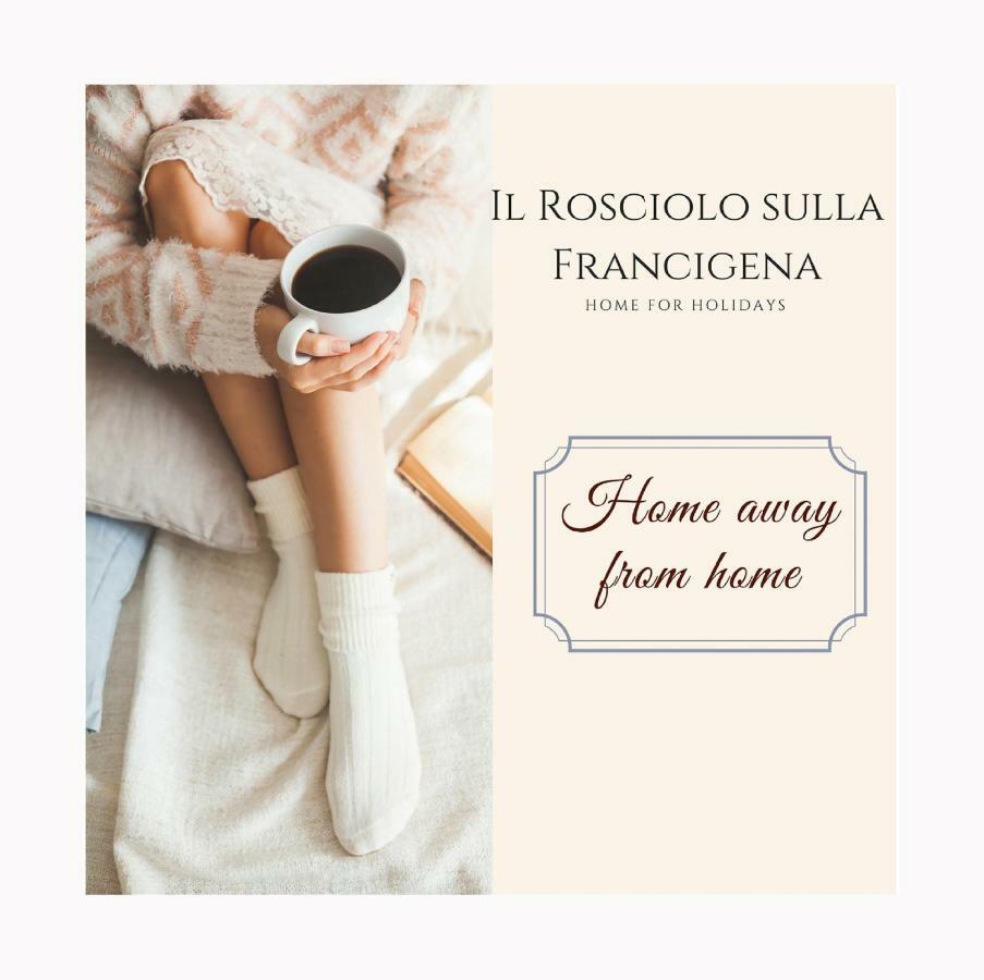フォルメッロIl Rosciolo Sulla Francigenaアパートメント エクステリア 写真